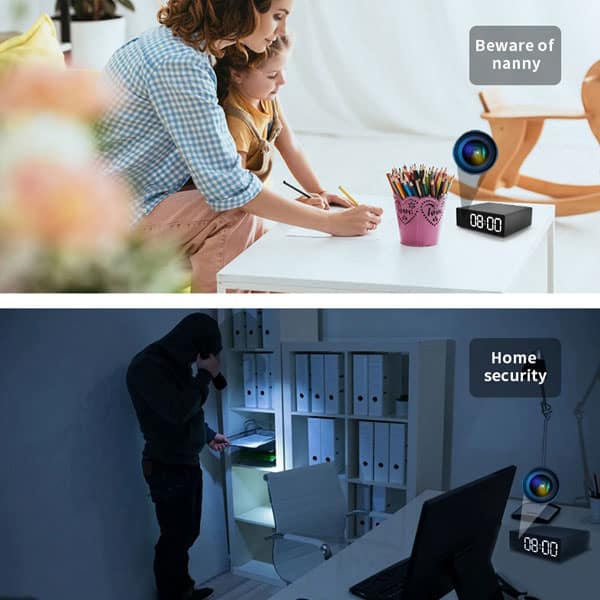 Camera Wifi Đồng Hồ Để Bàn D68 Pro 10 camera wifi dong ho de ban d68 pro 2